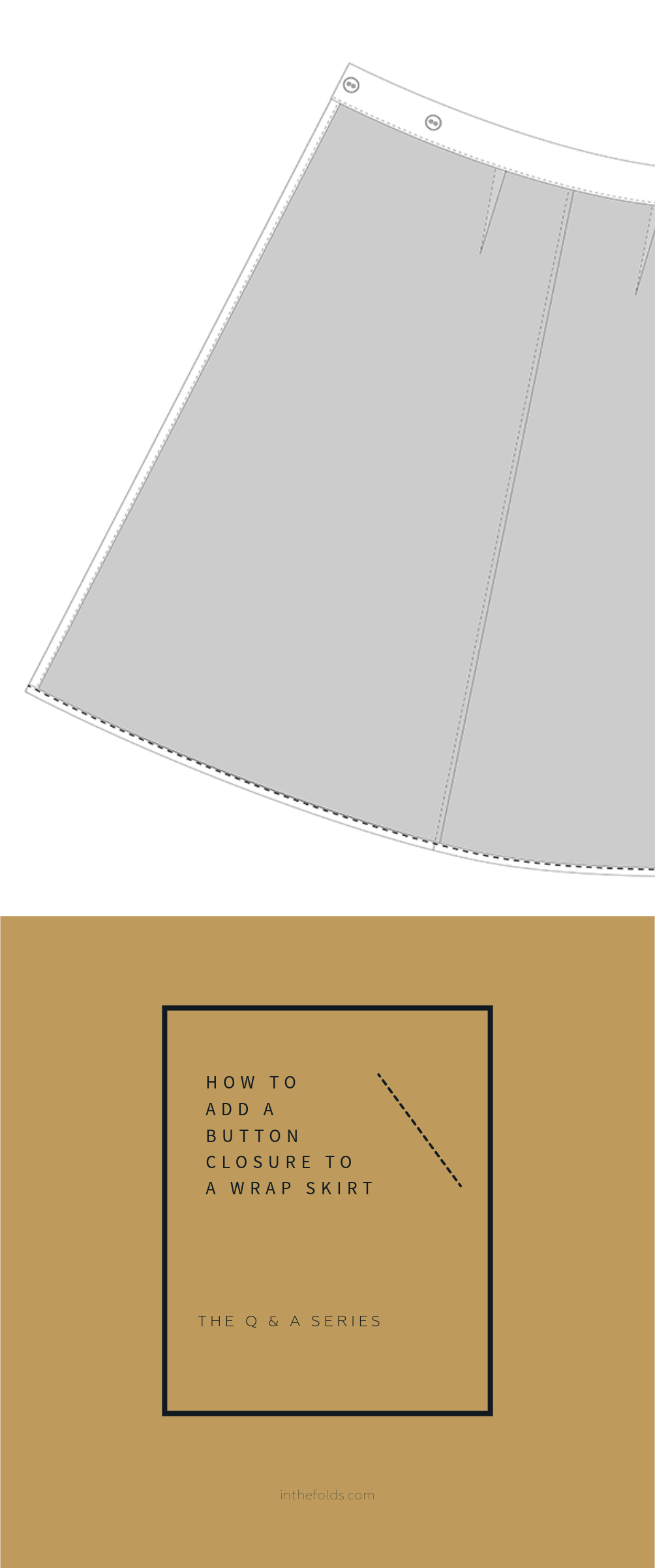 Peppermint Wrap skirt — Q & A series — In the Folds